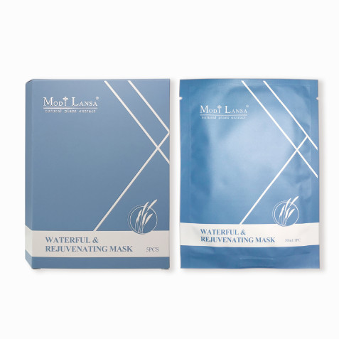 透顏粉亮水光面膜